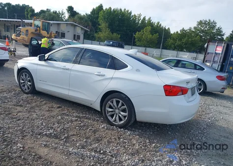2018 Chevrolet Impala Lt из США, поврежденный, VIN 2G1105S36J9112097